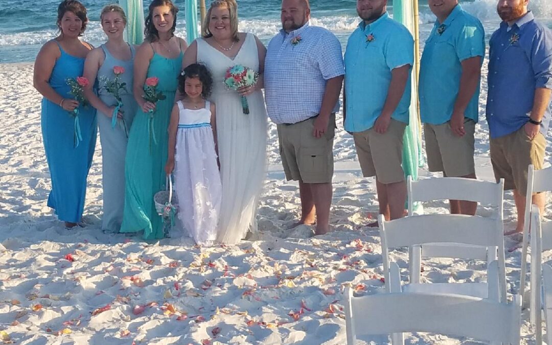 Emily & Caleb’s Destin Beach Wedding